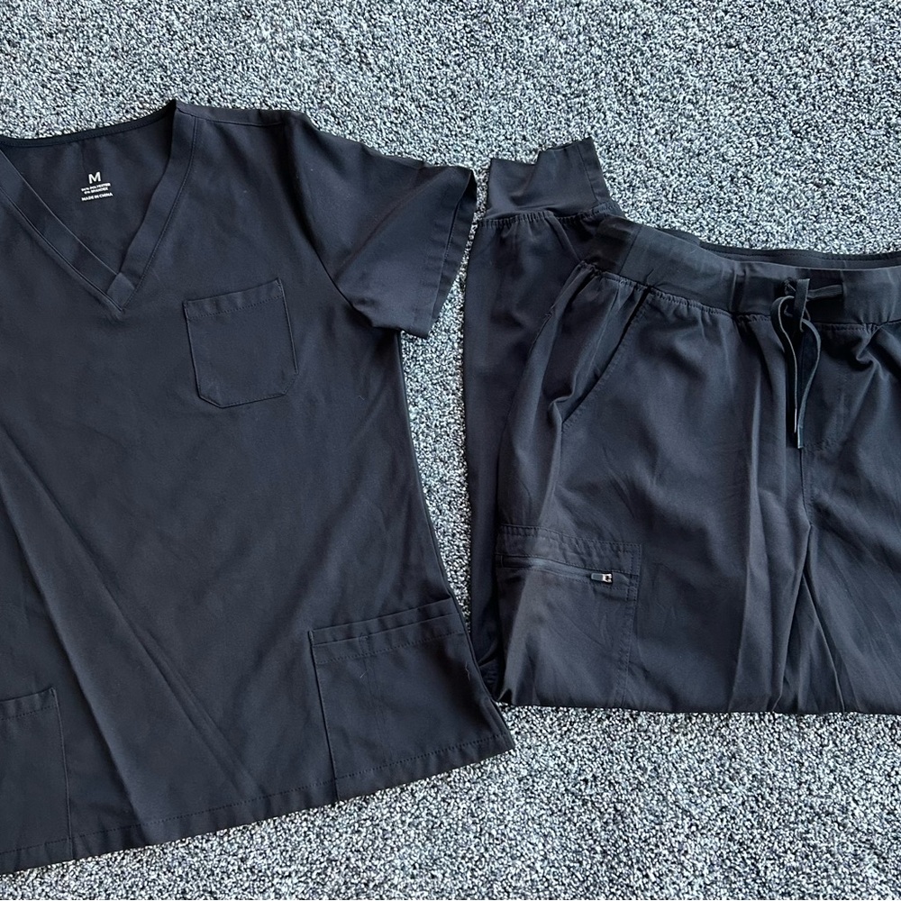 Matty M Black Women's Pants & Jumpsuit Set‎